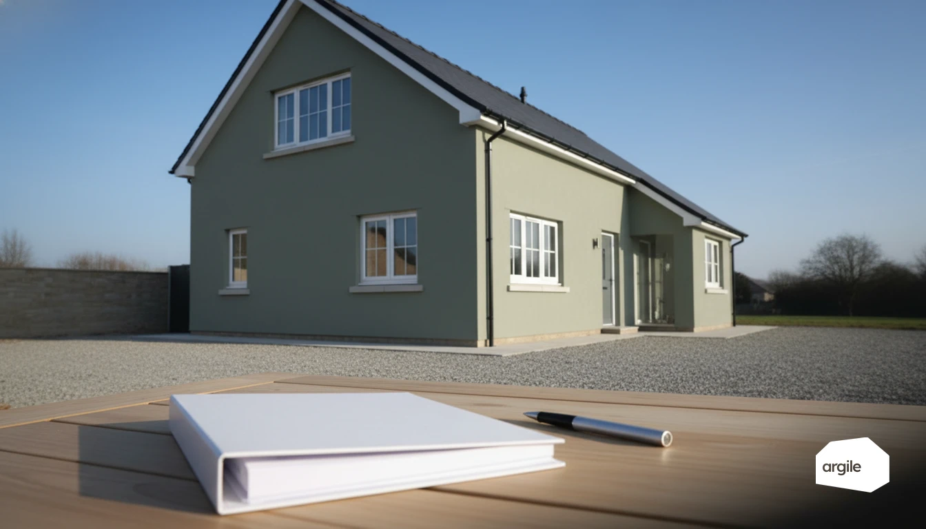 Dossier assurance et maison rénovée en hiver