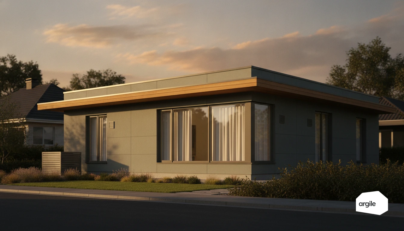 Maison moderne rénovée, usages énergétiques du DPE