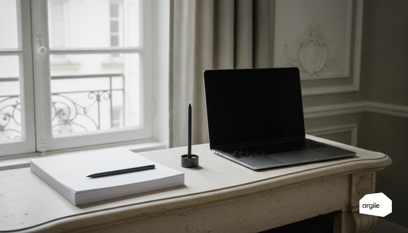 Données climat sur bureau rénové, appartement haussmannien