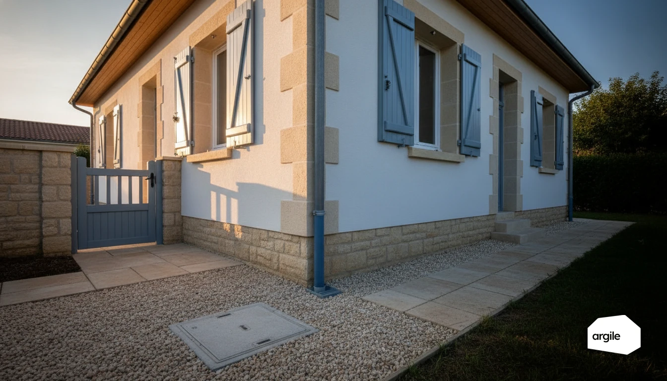 Pavillon rénové, assainissement vérifié avant travaux