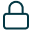 Blue padlock icon symbolizing security or privacy.
