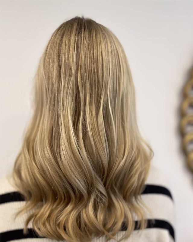 highlights op blond haar