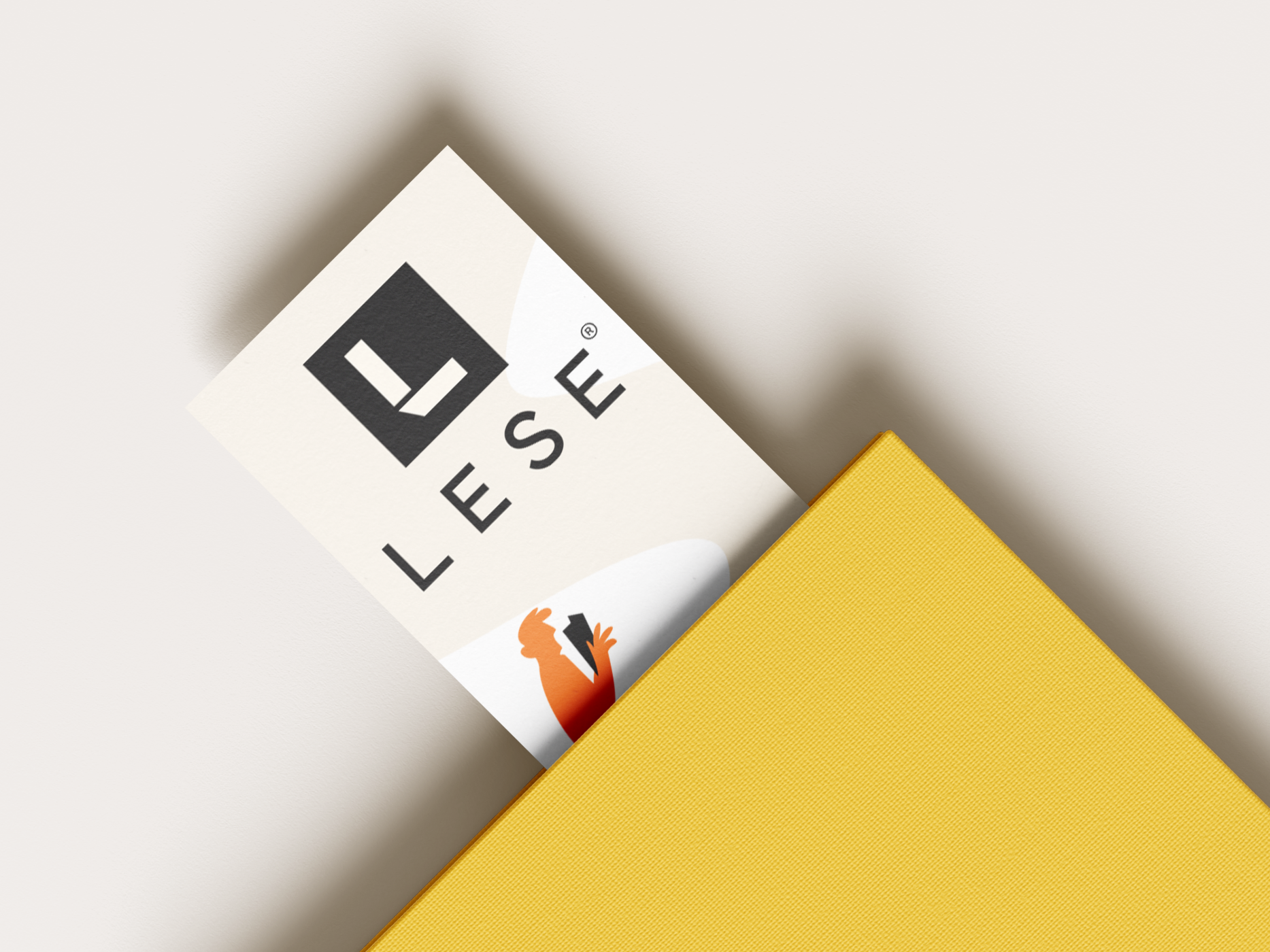 Mockup bookmark LESE