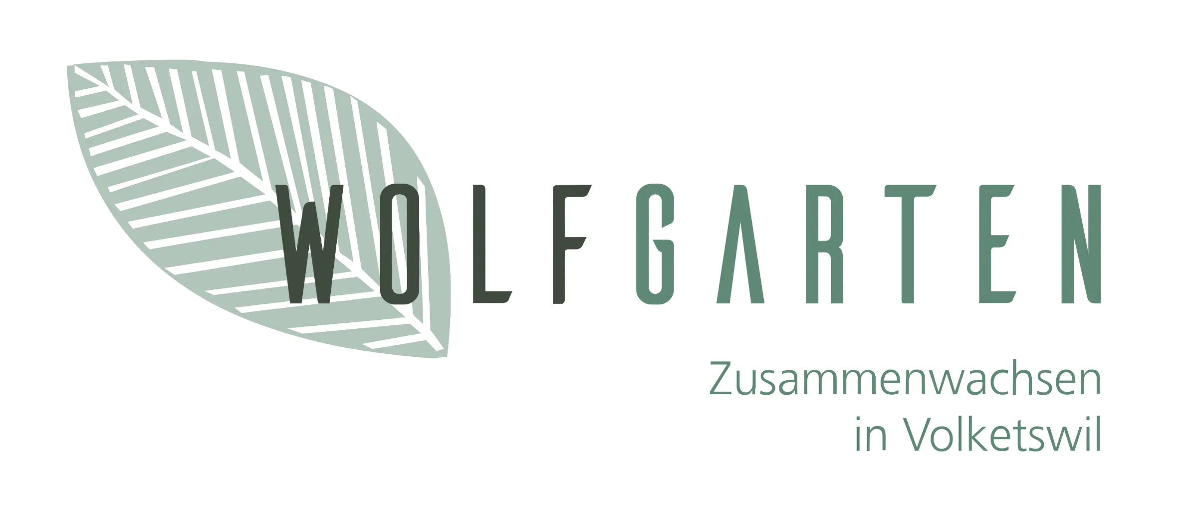 Das Logo von Wolfgarten auf weissem Hintergrund.