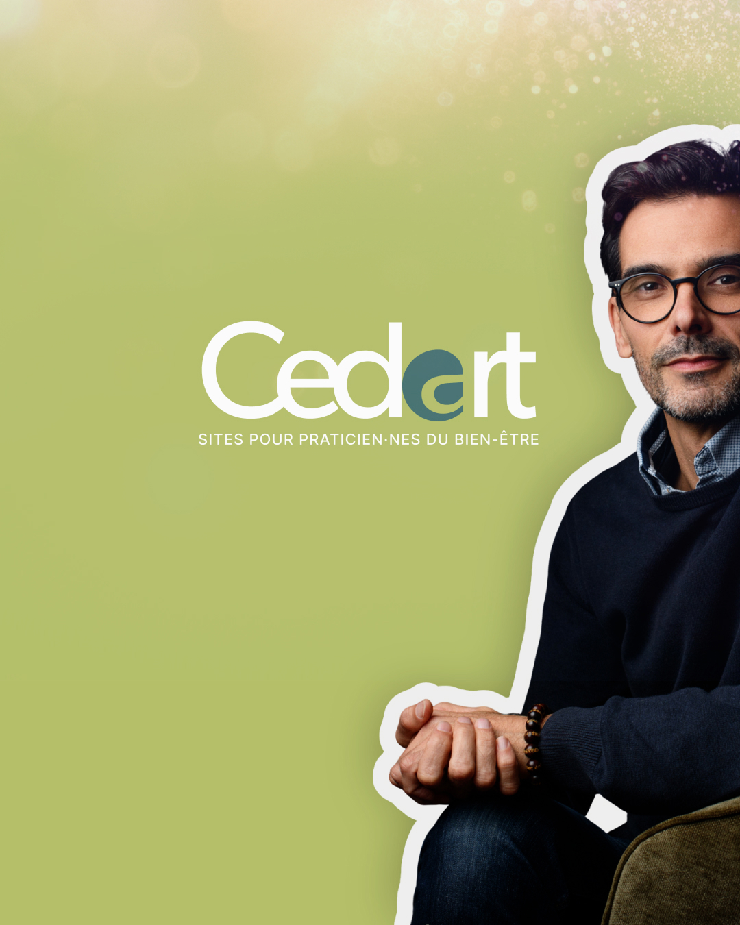 Cédric Guibert, fondateur de Cedart Studio à Vannes, créateur de sites Wix pour praticiens du bien-être.