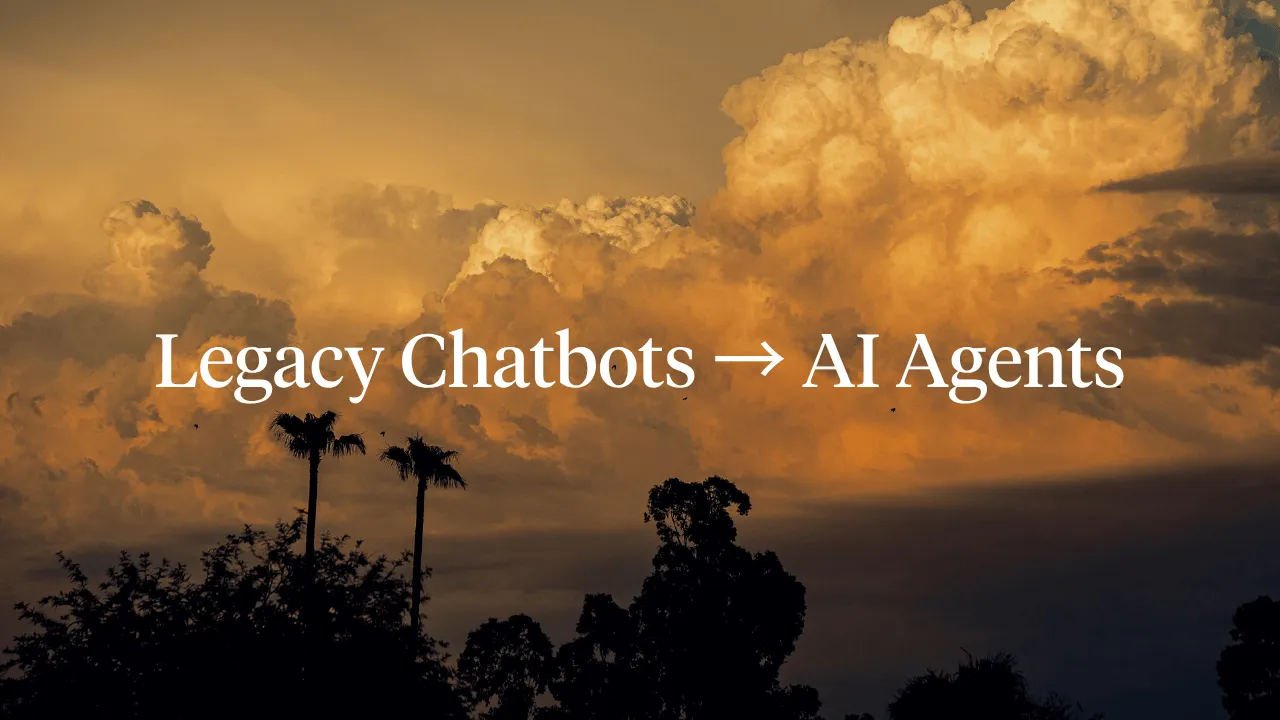 Replace Your Legacy Chatbot with an AI Agent [Enterprise]