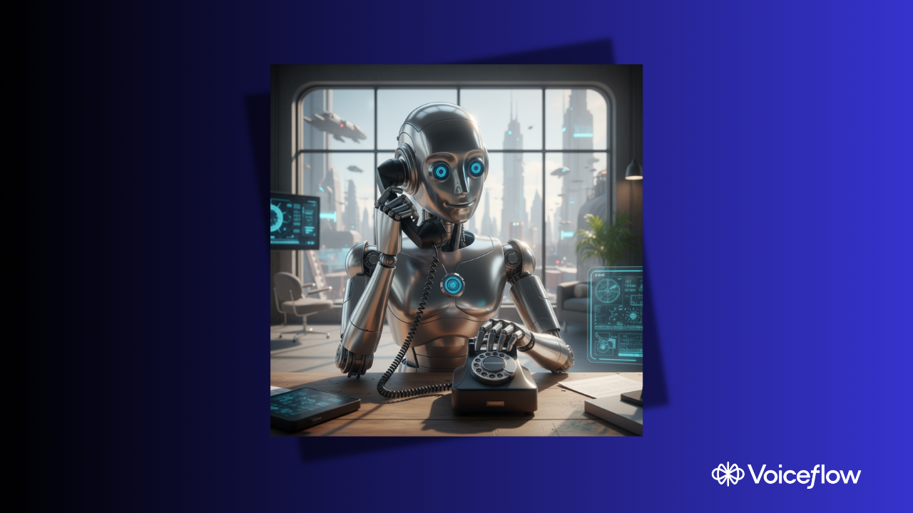 An AI voice agent answering and routing a phone call