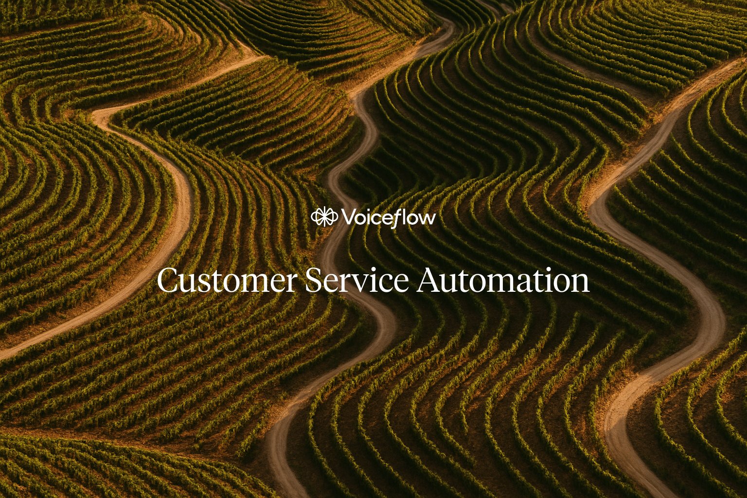 Customer service automation 2026 guide hero (Voiceflow)