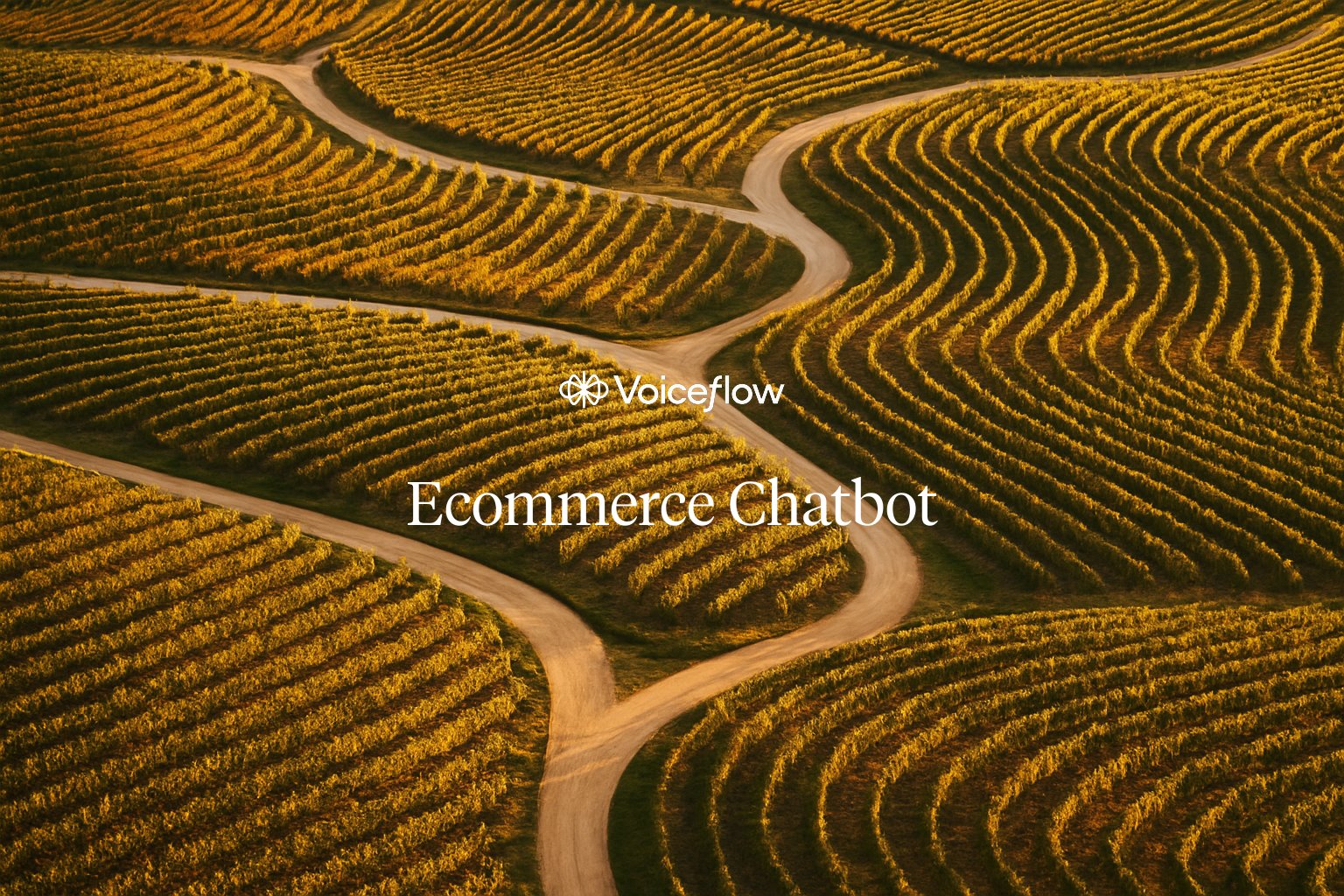 Ecommerce chatbot guide hero (Voiceflow)