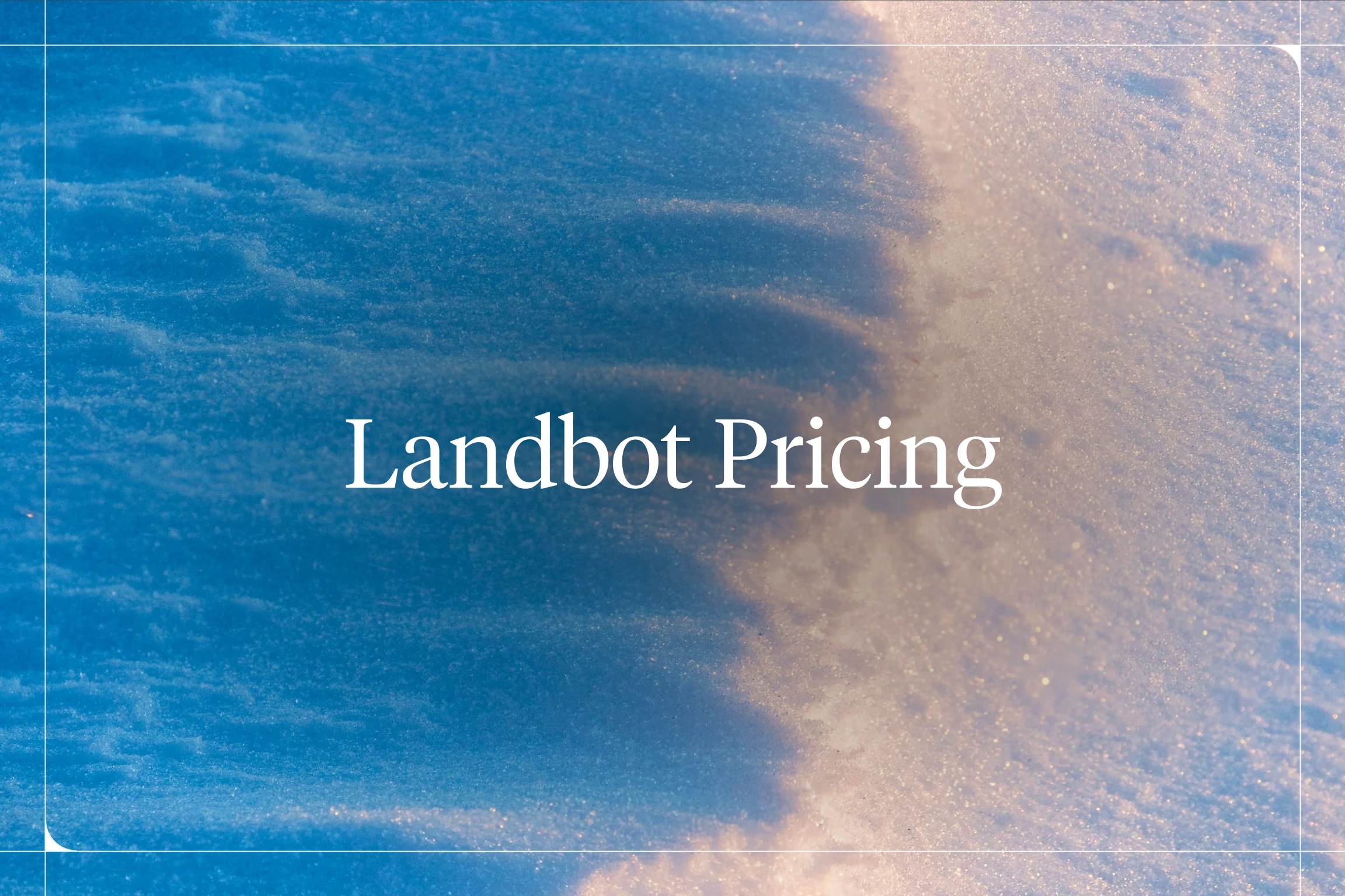 Landbot Pricing — Voiceflow blog hero