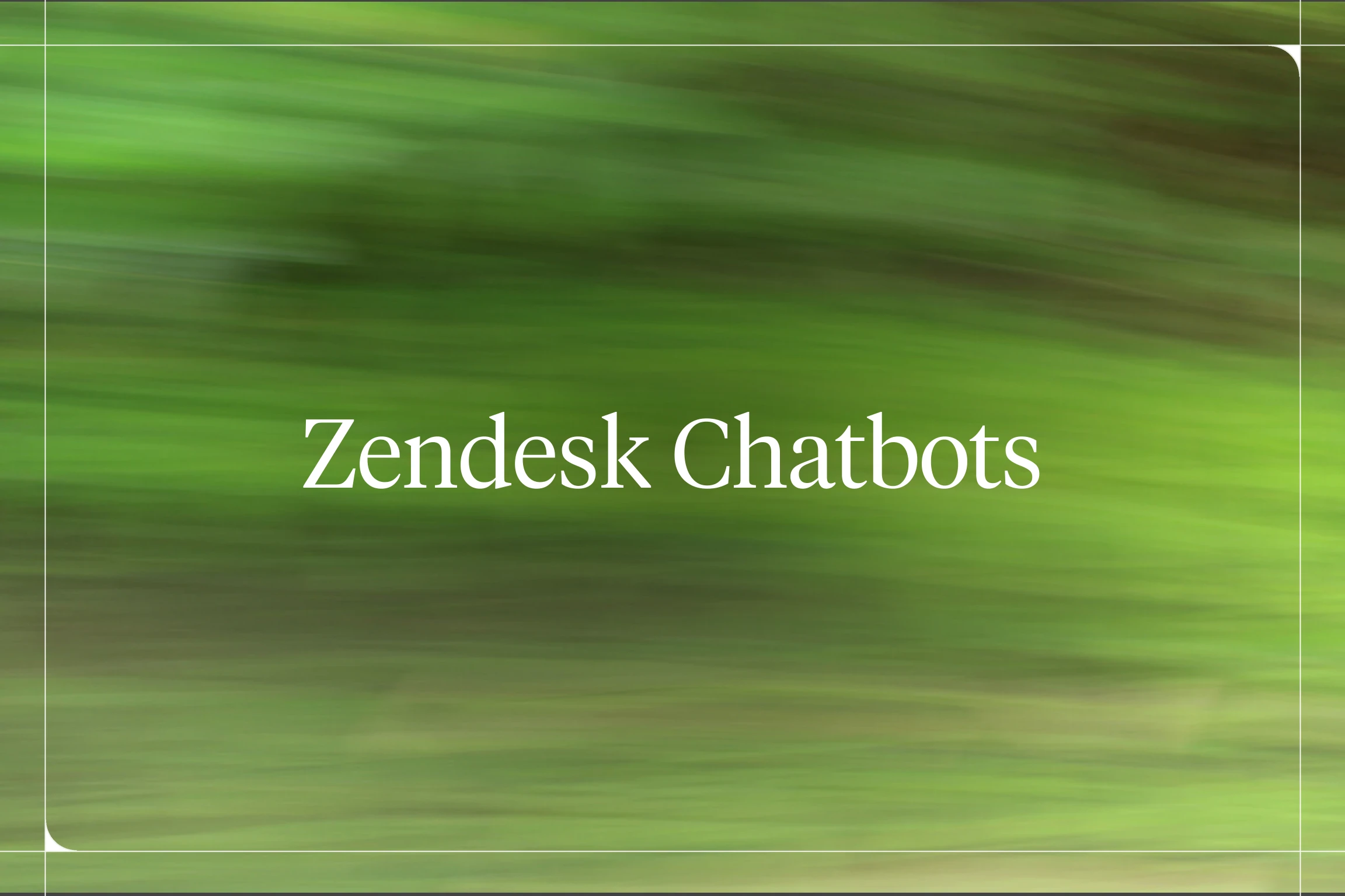 Zendesk Chatbots — Voiceflow blog hero