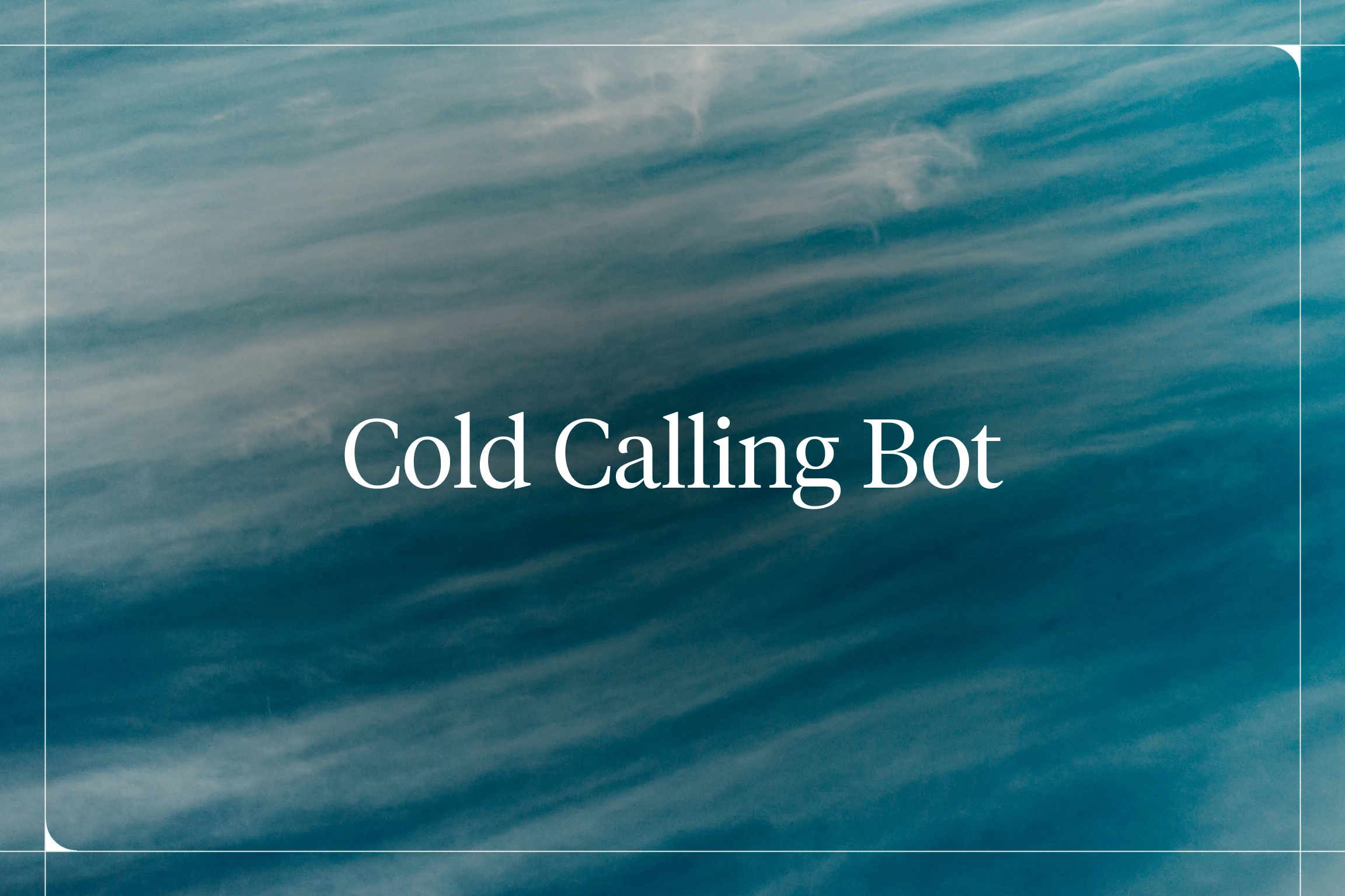 Cold Calling Bot — Voiceflow blog hero