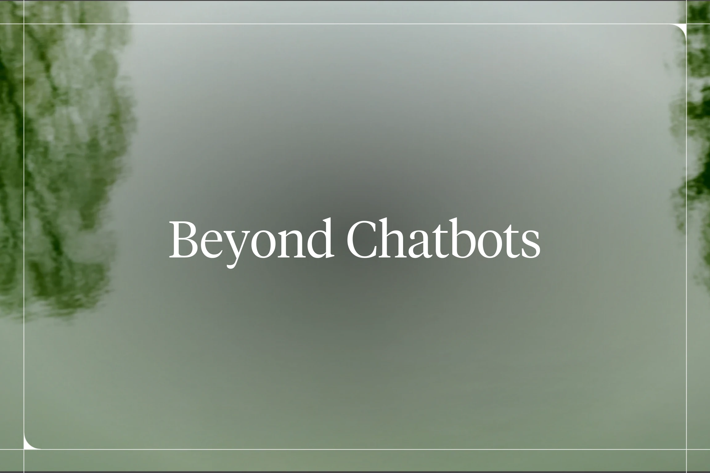 Beyond Chatbots — Voiceflow blog hero