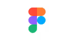 Figma logo composed of colorful rounded shapes in red, pink, purple, blue, and green.