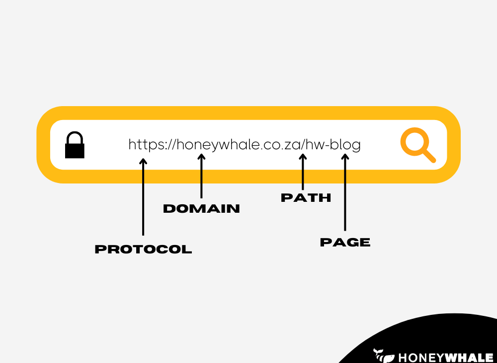 Infographic of what URL looks like