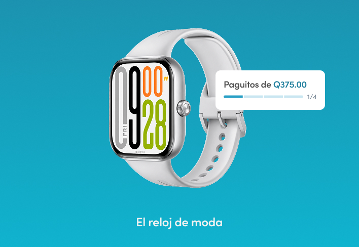 Par de tenis de moda en blanco y verde con suela color canela, con precio de Q750 y opción de pago en cuotas de Q150.