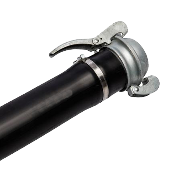 End of a hose with its coupling