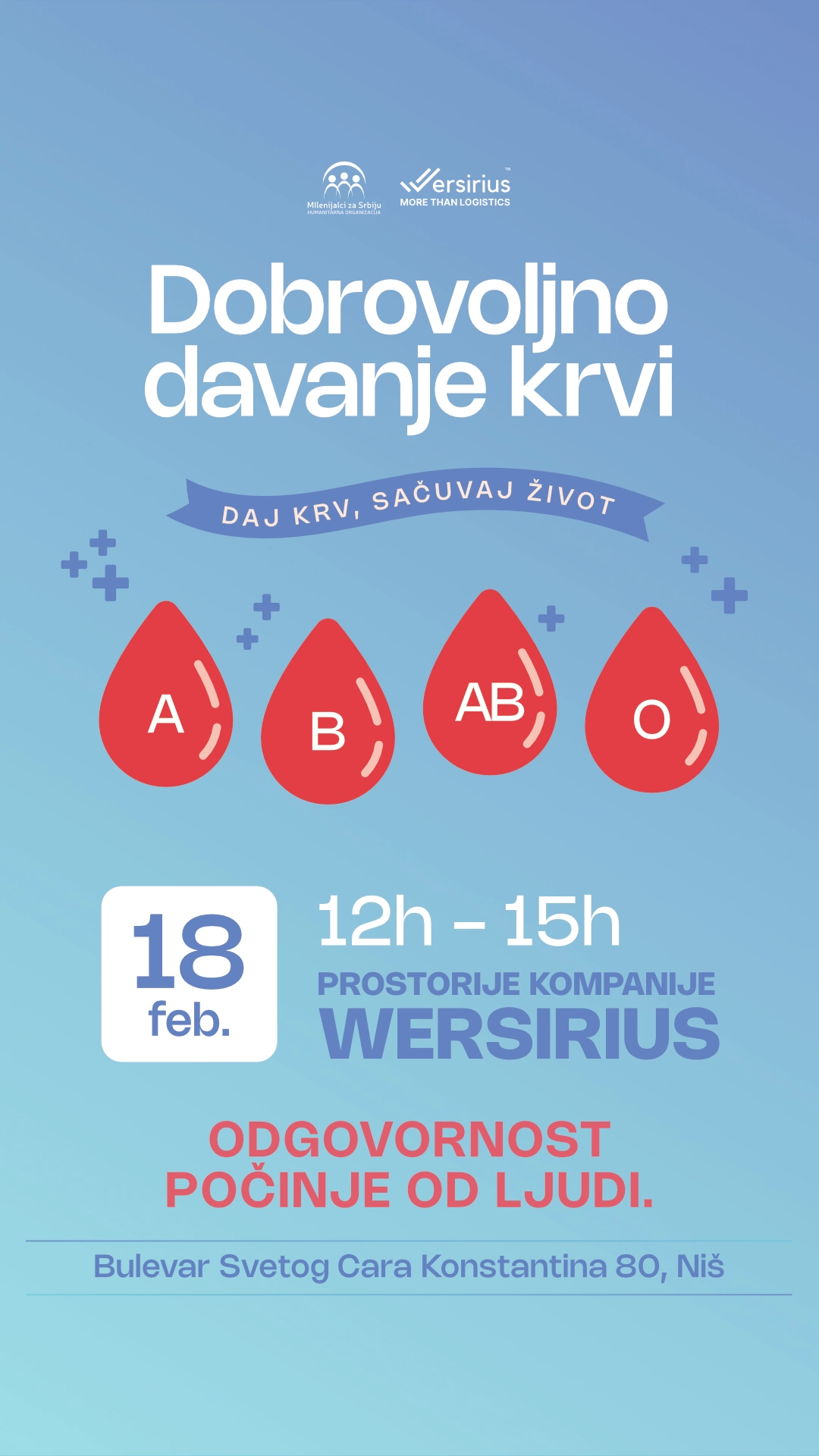 davanje krvi kover fotografija