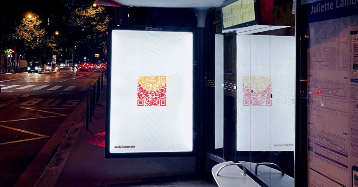 Campagne de recrutement Macdo avec QR Code