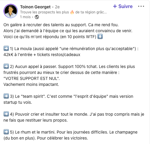 Post de Toinon Georget