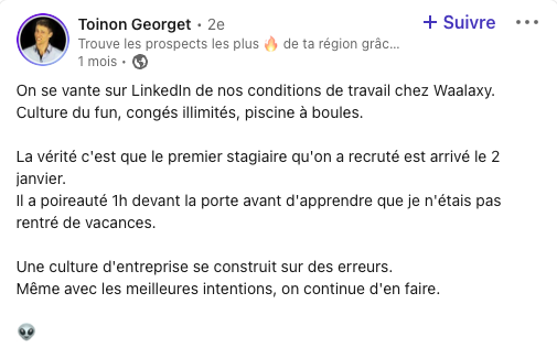 Post de Toinon Georget