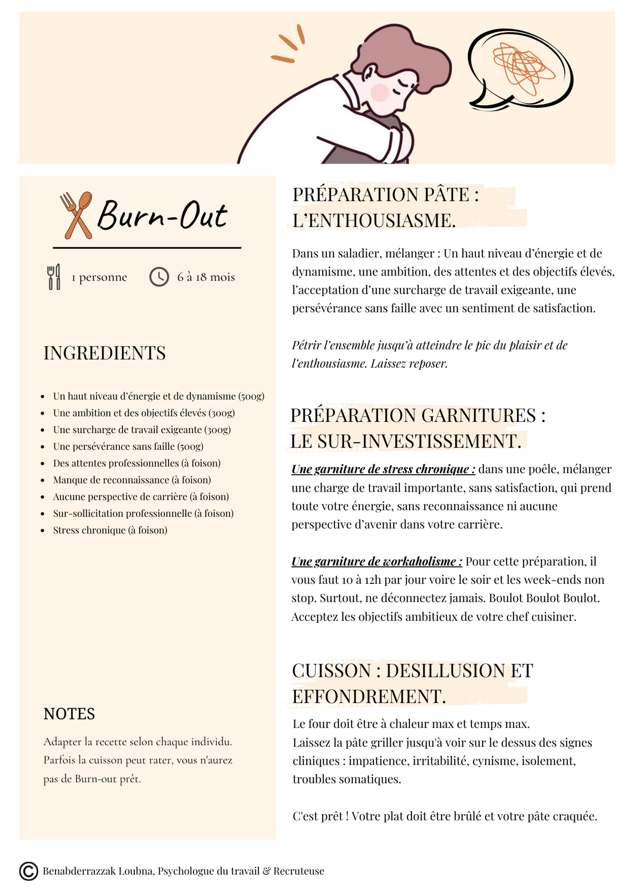 La recette du burnout