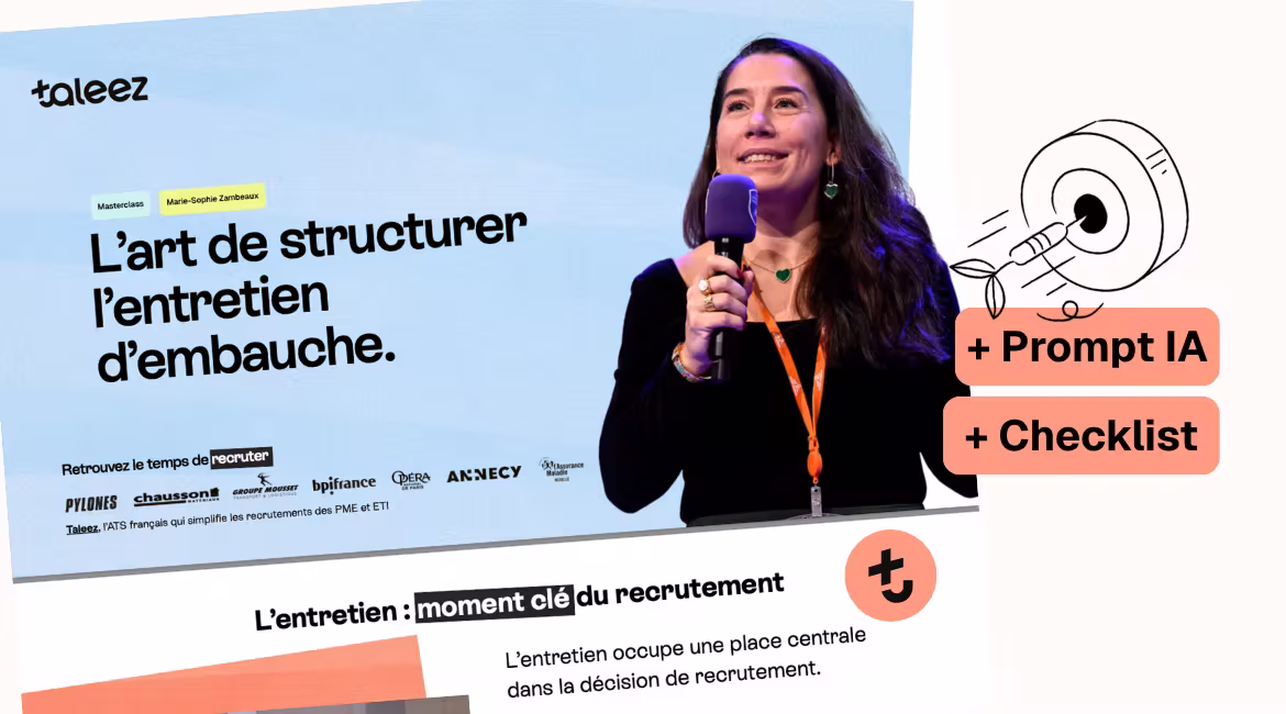 Structurer l'entretien d'embauche : support webinaire + prompt IA