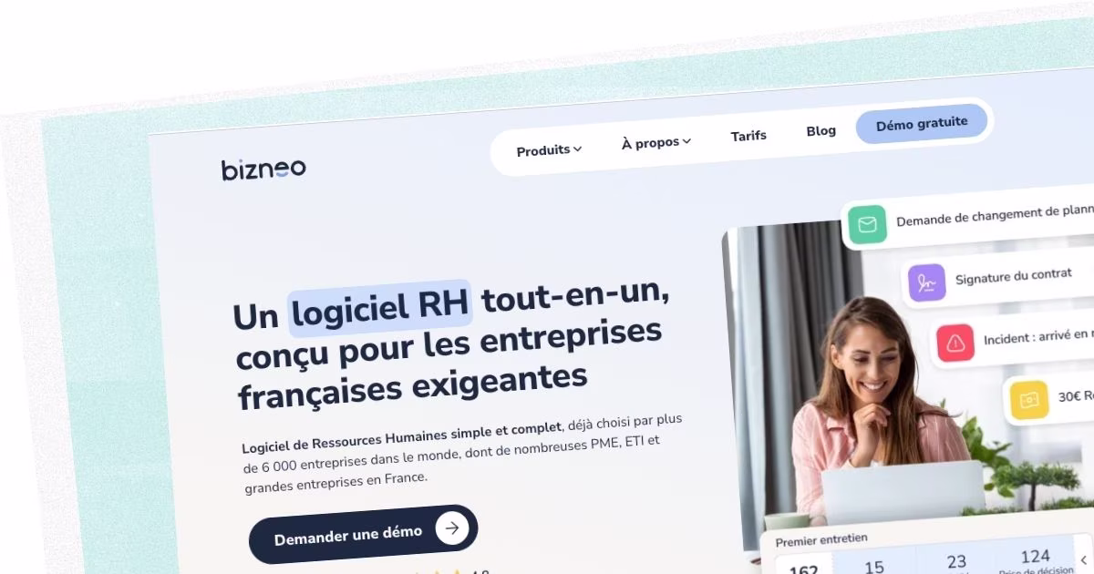 Image du site de Bizneo HR