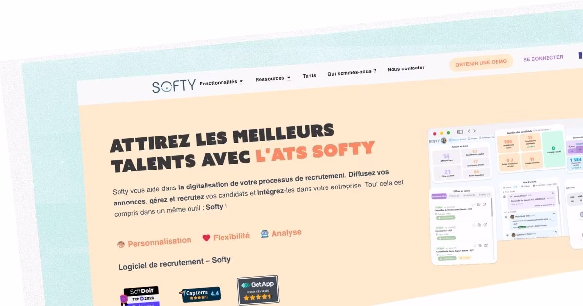 Image du site de Softy