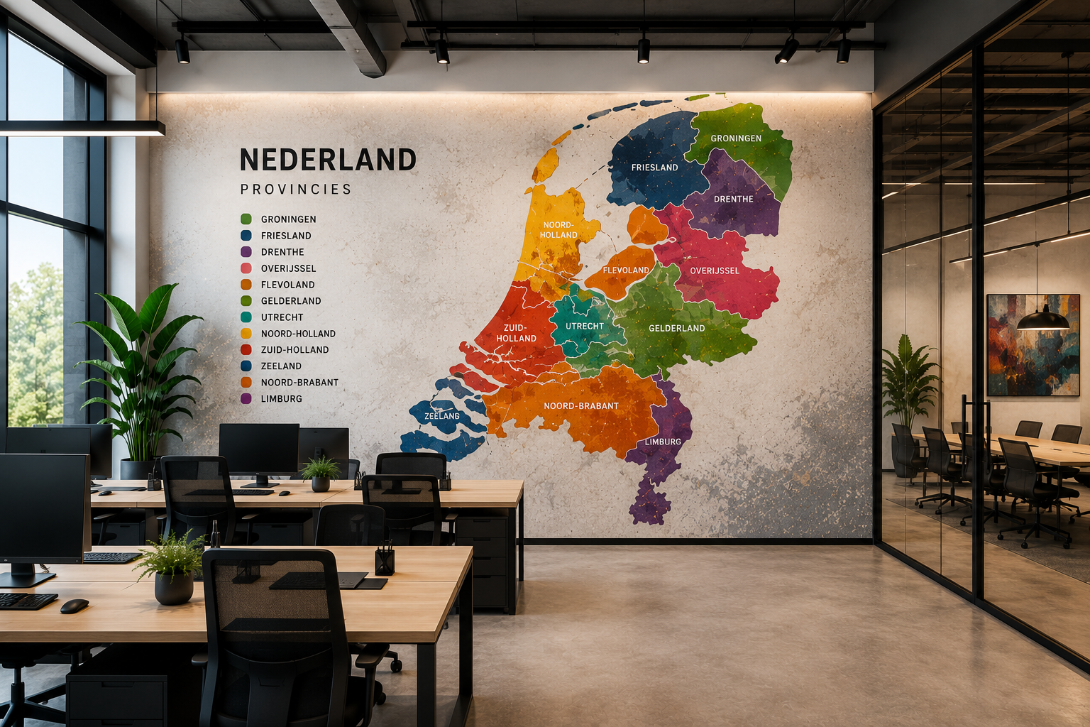 nl map is iin kantor geprint 