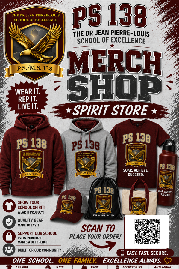 PS 138 School Spirit Store flyer