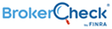 BrokerCheck by FINRA logo with a magnifying glass over the letter C.