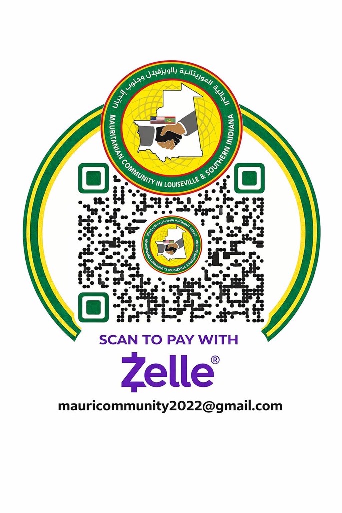Mauritanian Community Zelle QR Code