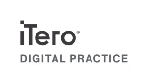 Itero Digital Practice text logo in grey on transparent background.