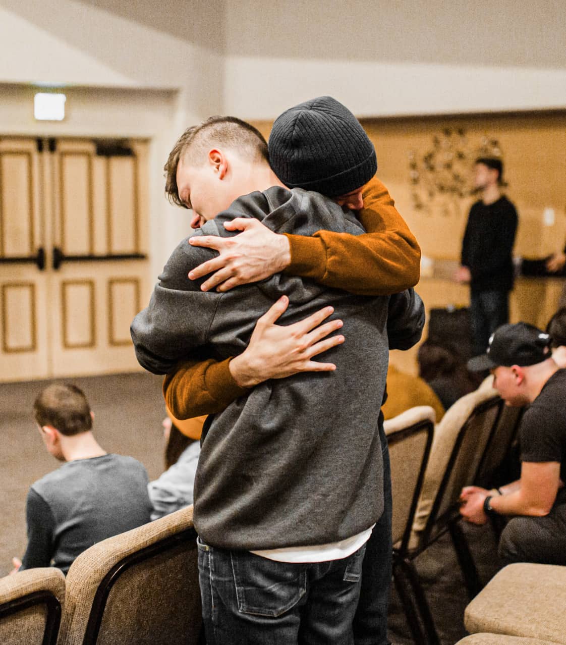 Hug Apologize Photo - Worship X Webflow Template