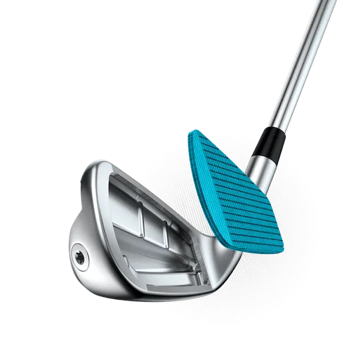 PING i530 iron with exploded view of the club head face