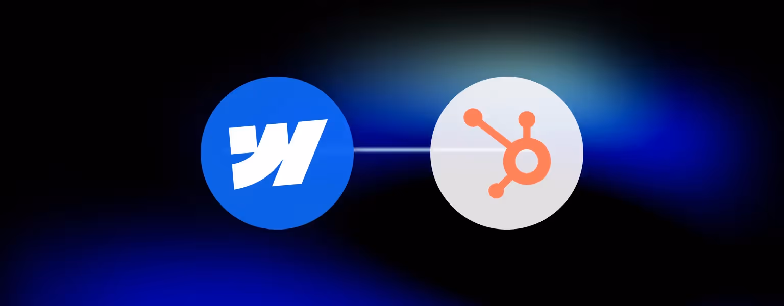 Webflow HubSpot Integration using Webflow App