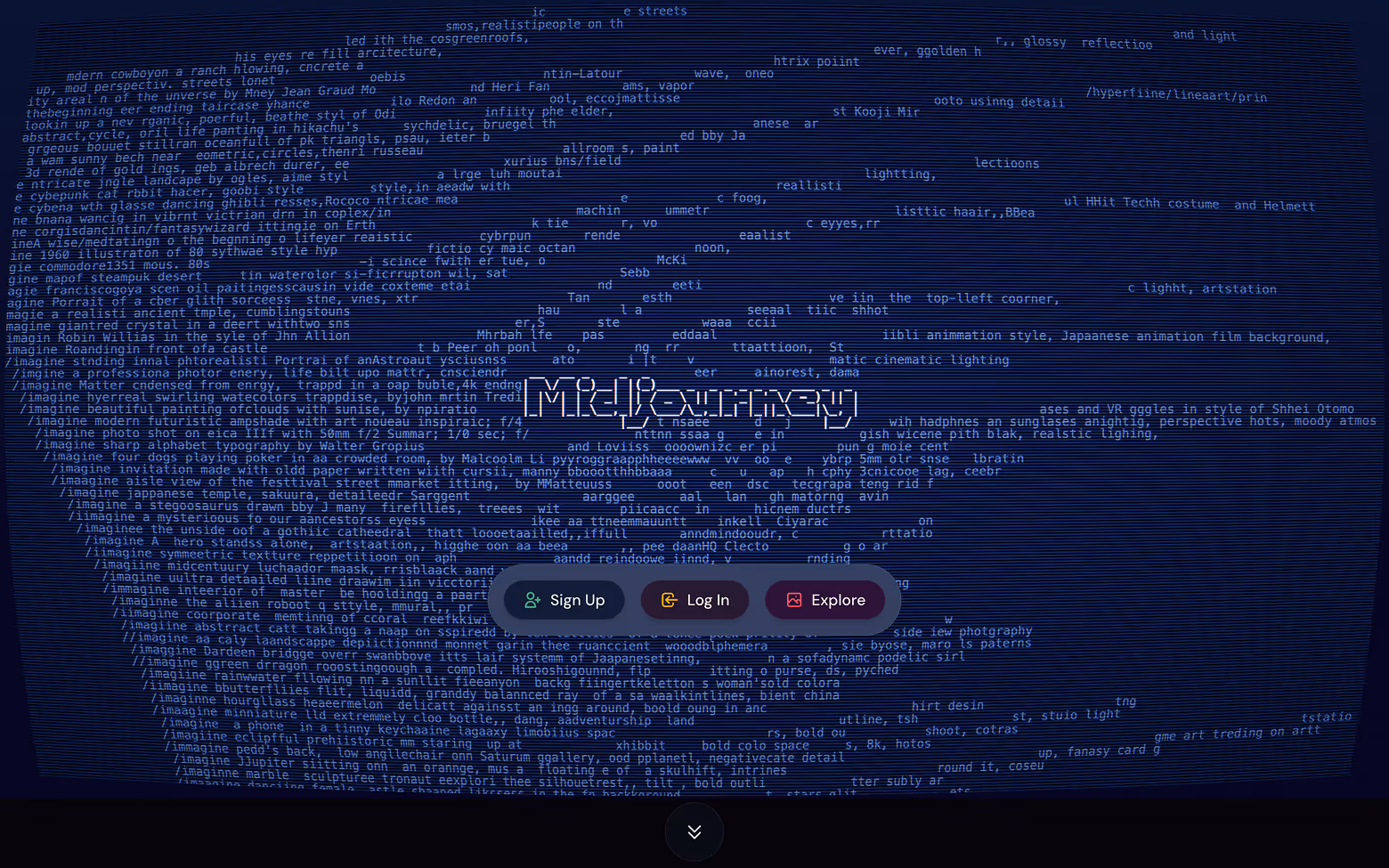 AI Website Example 17: Midjourney.com