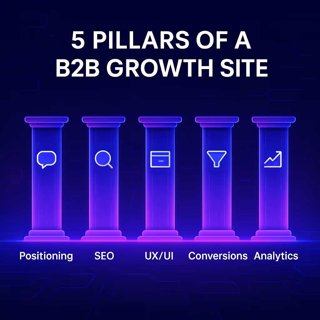 5 Pillars of a B2B Growth Site Strategy