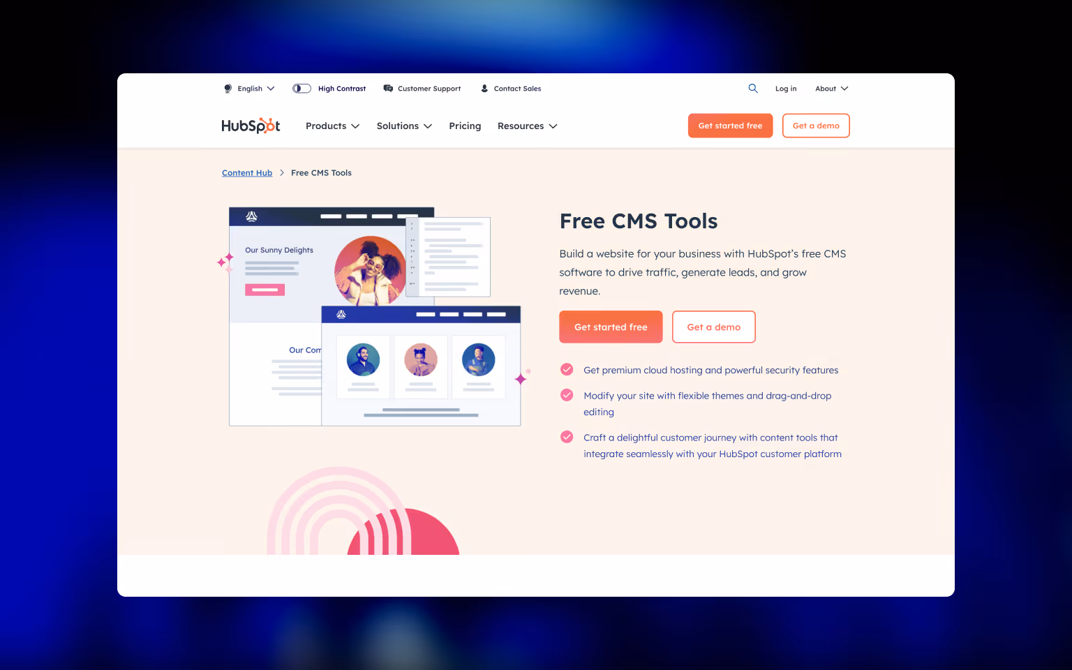 Drupal Alternative #7: HubSpot CMS