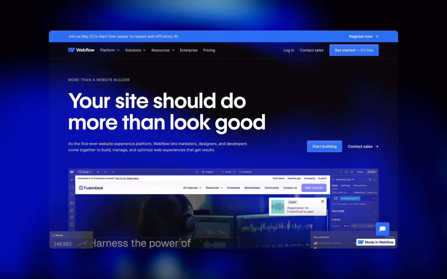 Drupal Alternative #1: Webflow