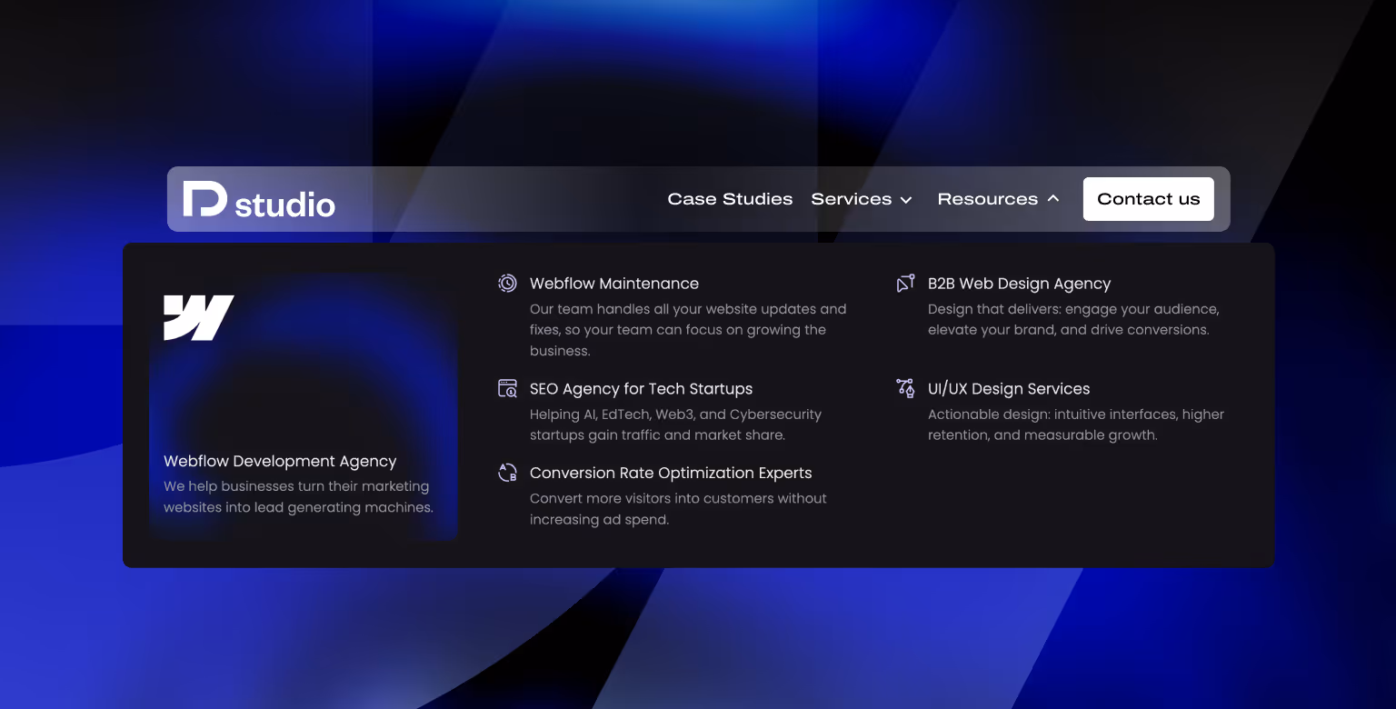 UX and UI of navigation elements