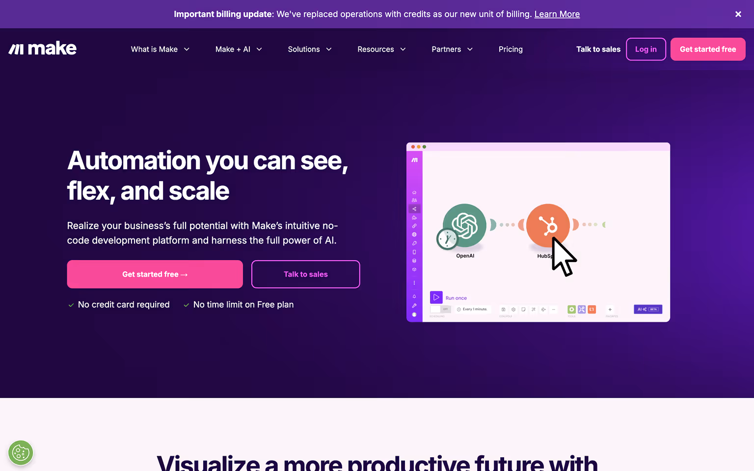 Make.com Automation Tool Website