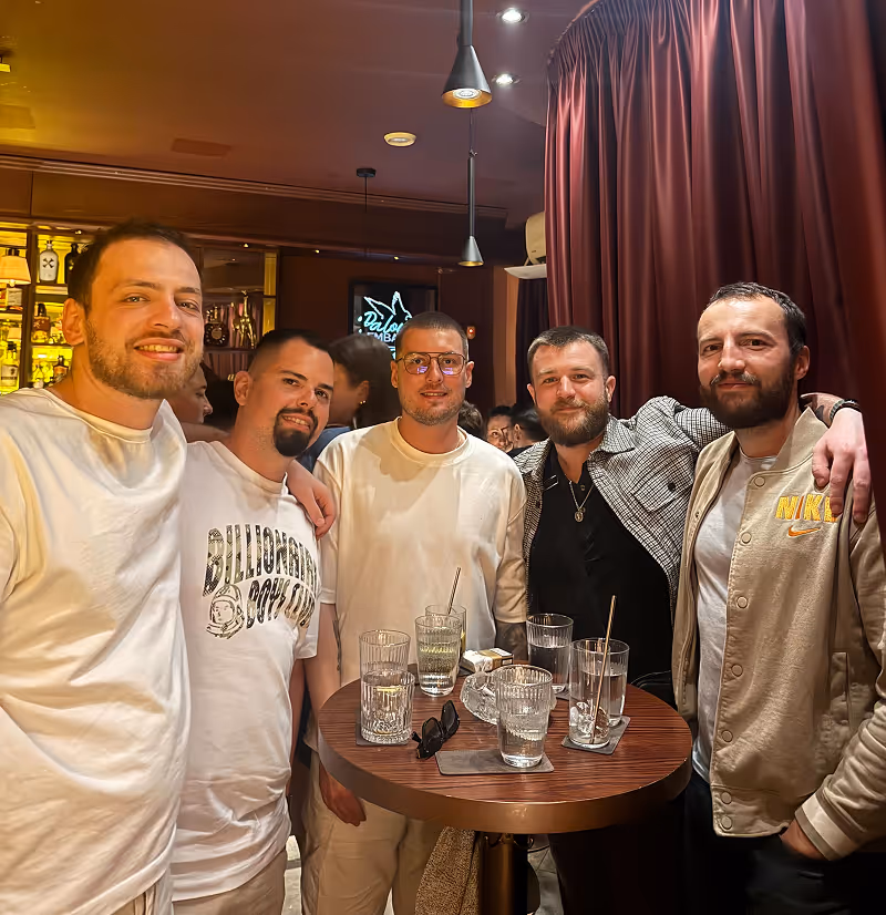The unofficial start of flowConf with the Flowout / Optibase team.