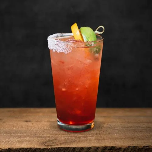 A sunrise mimosa available at Buffalo Breakfast Company in downtown Sevierville, TN