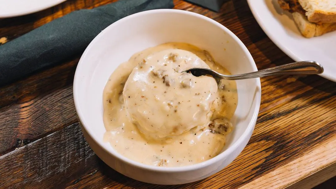Biscuit and gravy by Buffalo Breakfast Company