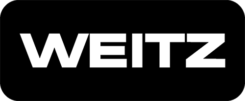 WEITZ company logo in bold black letters inside a rounded rectangle.
