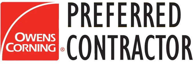 Owens Corning Preferred Contractor badge