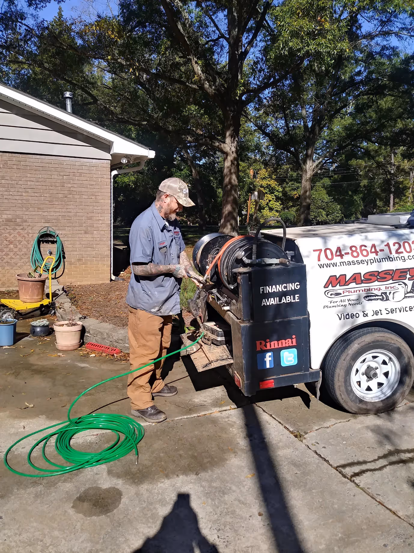 Drain Repair in Gastonia NC using professional equipment for fast and reliable drain solutions.