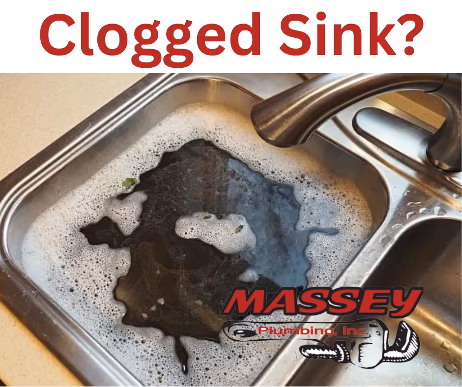 Professional clogged drain repair and drain cleaning service by Massey Plumbing Inc.